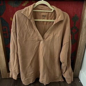 Aerie Light Brown Casual Top
